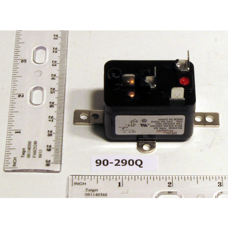 WHITE-RODGERS 90-290Q Fan Relay, Type 84, 24 90-290Q
